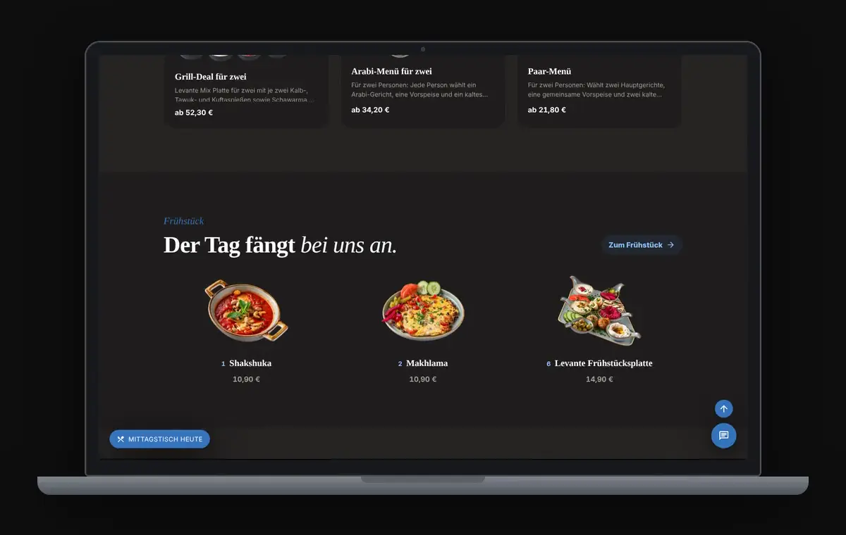 Online-Auftritt