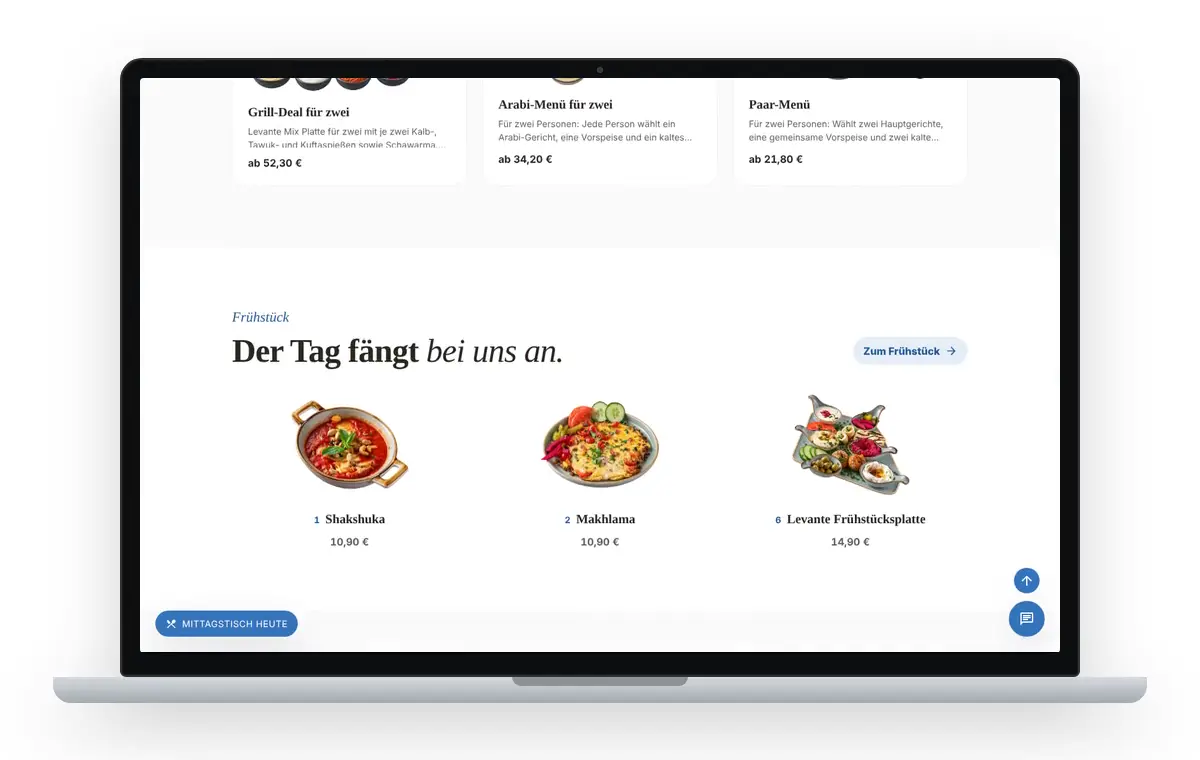 Online-Auftritt